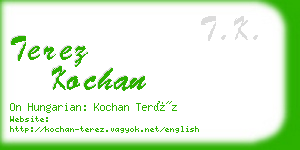 terez kochan business card